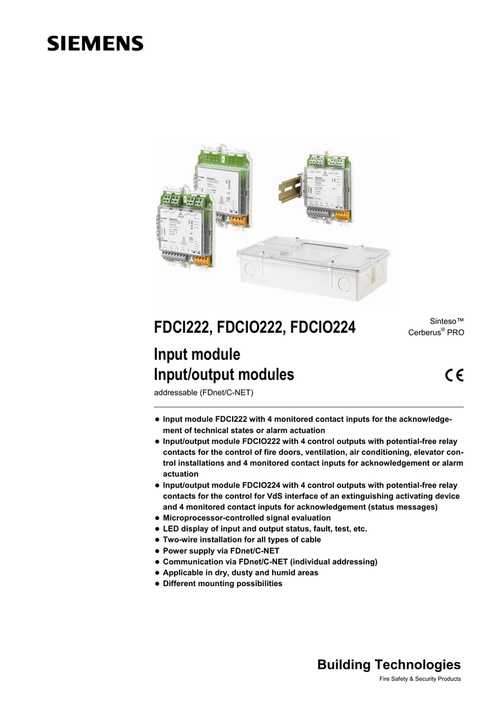 Fdcio222 siemens схема подключения