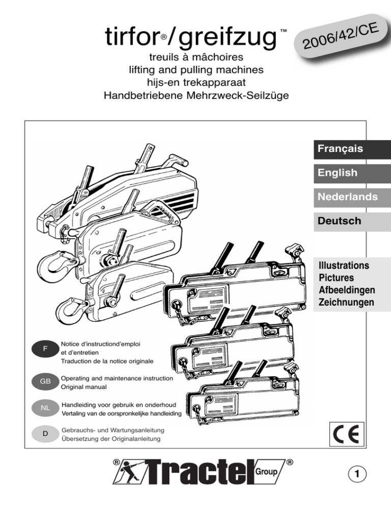 Tirfor Winch User Instructions Manualzz