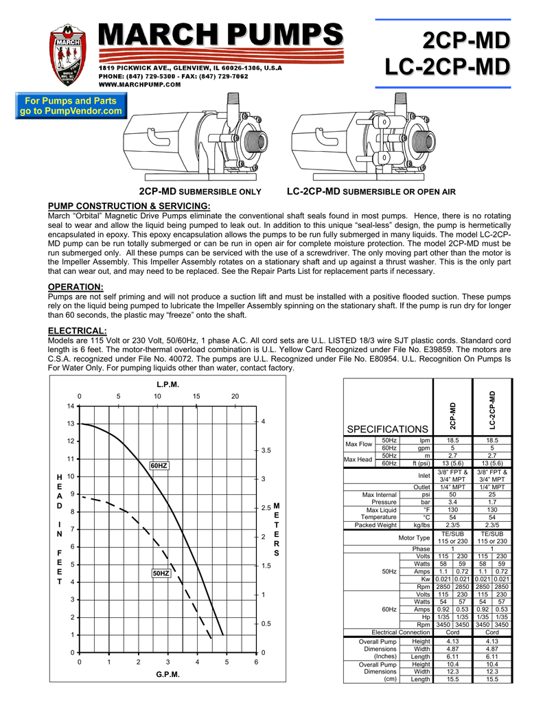 March 0125-0007-1000 2 Cooling Tube Seals for LC-2CP-MD LC-3CP-MD LC-5C-MD