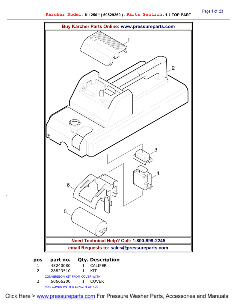 Karcher Spare Parts Manual | Webmotor.org