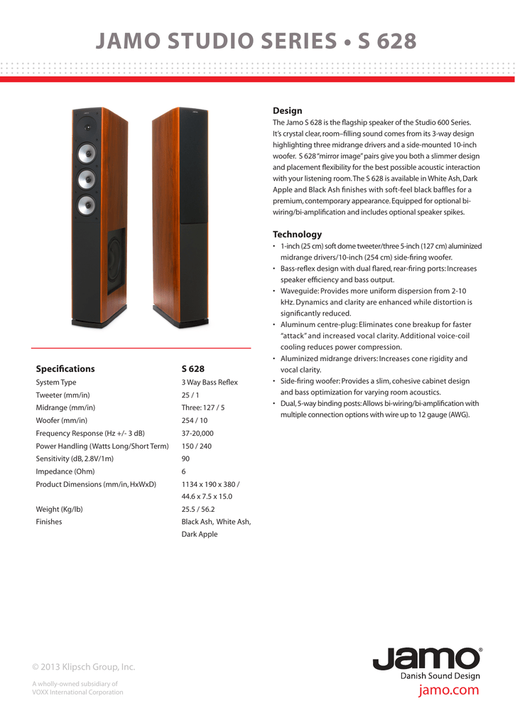 jamo s 628 hcs 3