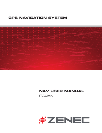 GPS NAVIGATION SYSTEM NAV USER MANUAL ITALIAN | Manualzz