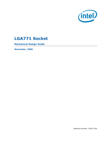 Intel LGA771 Design Guide | Manualzz