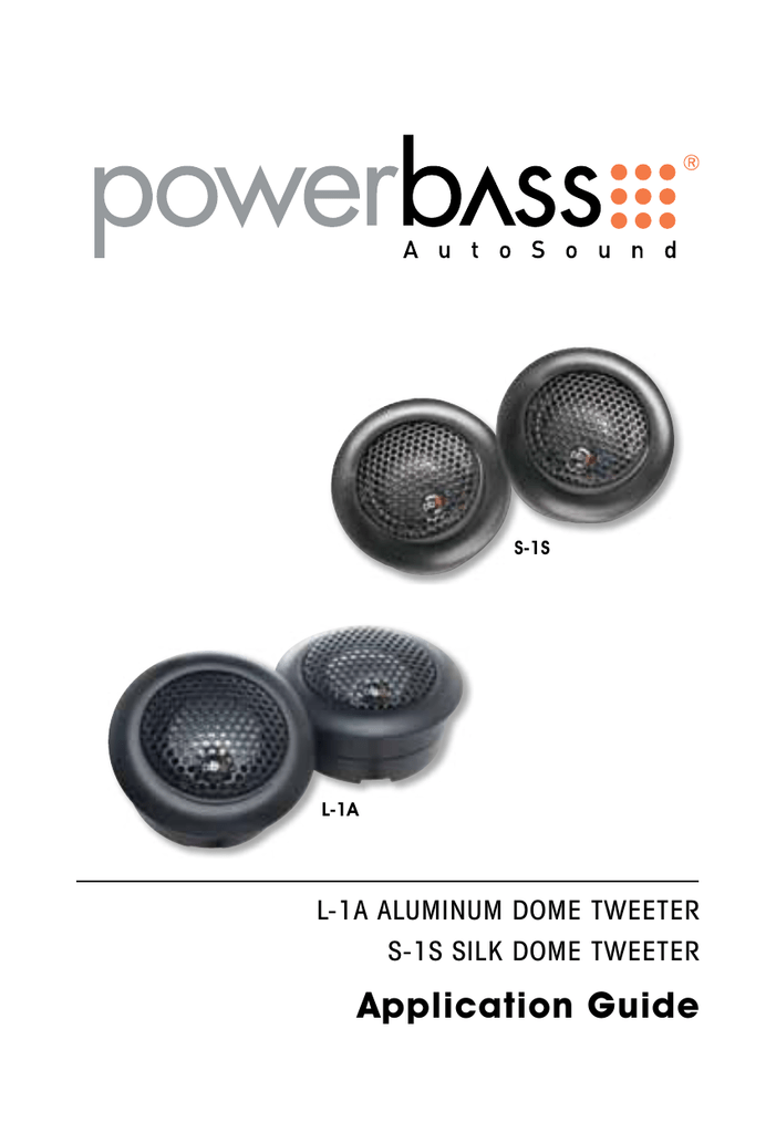 powerbass dome tweeter