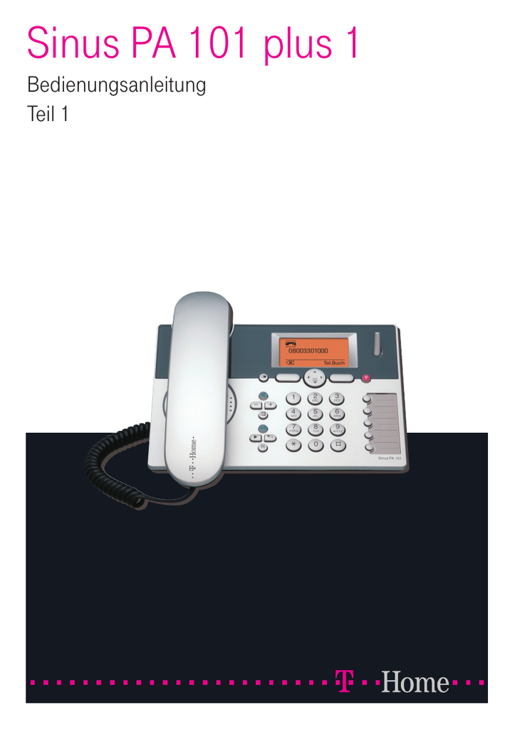 Sinus PA 101 plus 1 Bedienungsanleitung Teil 1 | Manualzz