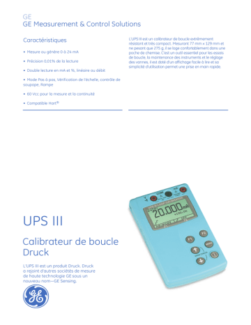UPS III Datasheet 181 KB | Manualzz