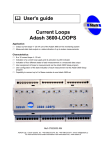 Adash 3600 LOOPS User's guide