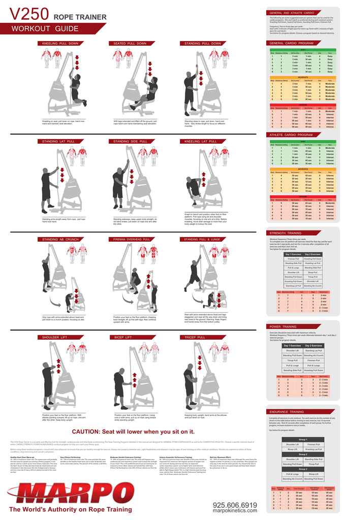 Marpo V250 Workout Guide | Manualzz