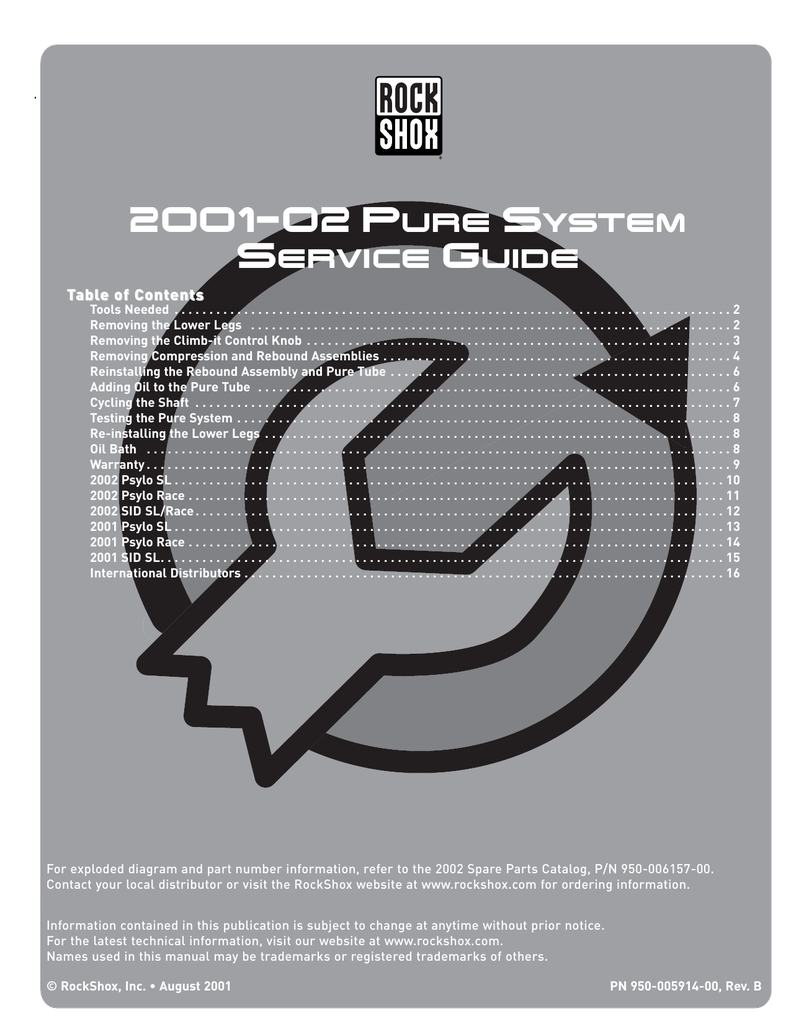 rock shox psylo race service manual