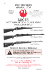 Ruger M77 Hawkeye &amp; Guide Gun Instruction Manual