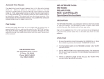 Heliotrope HM-4000D Helio-Matic Solar Pool Heat Controller Operational Instructions
