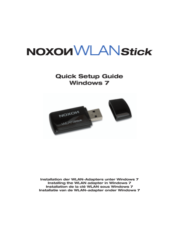 Terratec NOXON WLAN Stick QSG Vista 7 EN NL Manuel du propriétaire | Manualzz