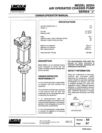 Lincoln 82054 Manualzz Lincoln 82054 Manualzz
