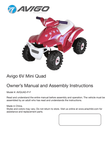 avigo 6v mini quad