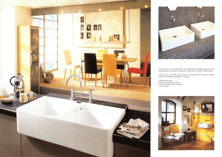 Villeroy & Boch Sinks Brochure Manualzz