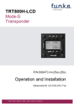 f.u.n.k.e. TRT800 TRT800H-LCD Operation and Installation