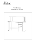 Lista Workbench Assembly Instructions
