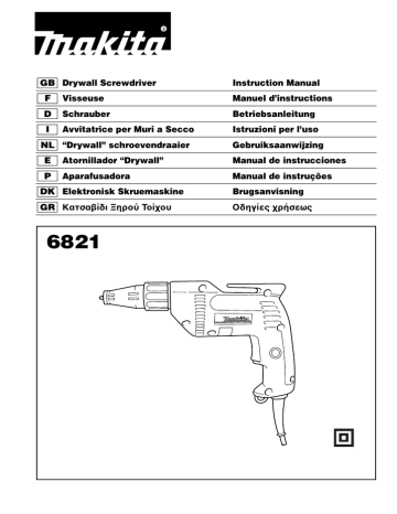 Makita 6821 Manual de usuario | Manualzz