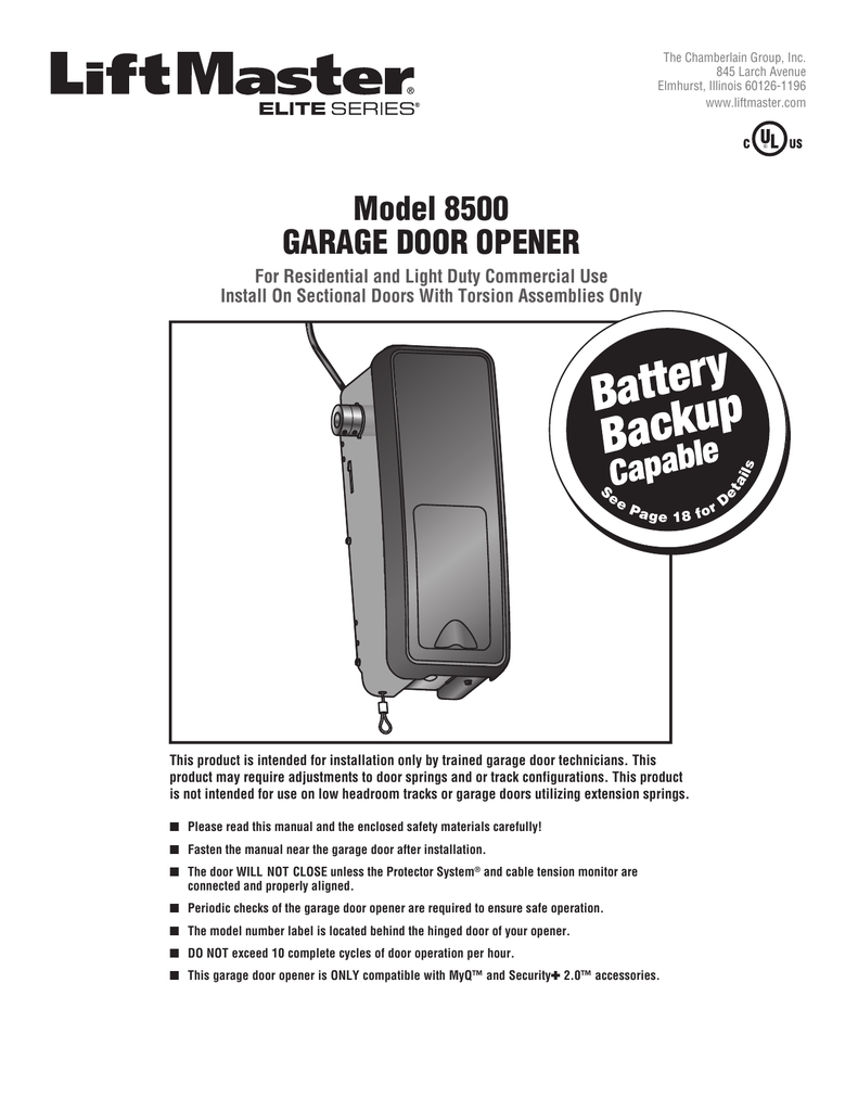 Liftmaster 8500 Garage Door Opener Problems Dandk Organizer