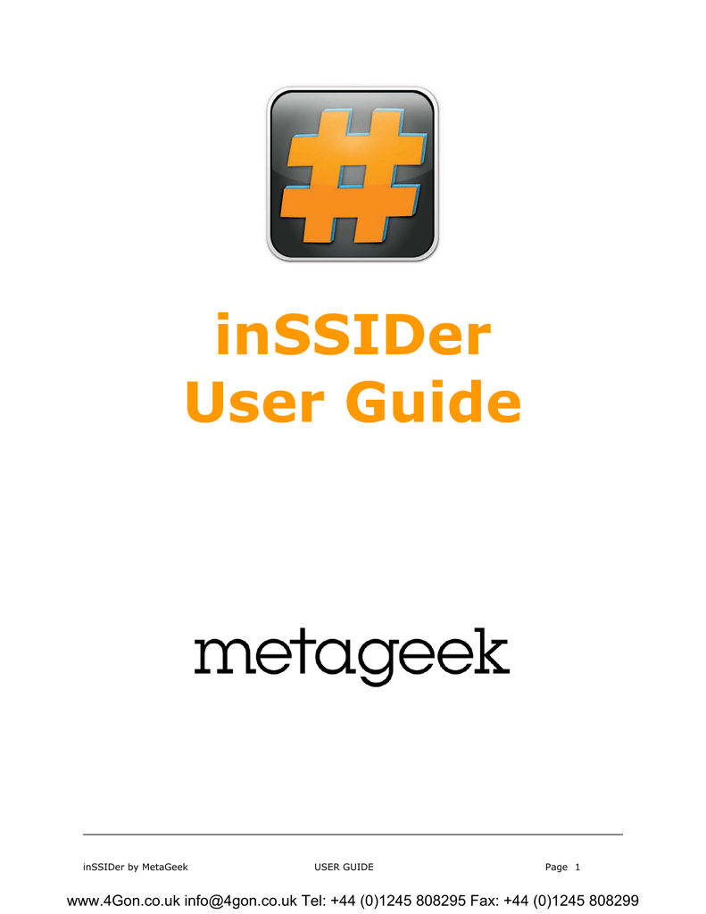 metageek inssider download