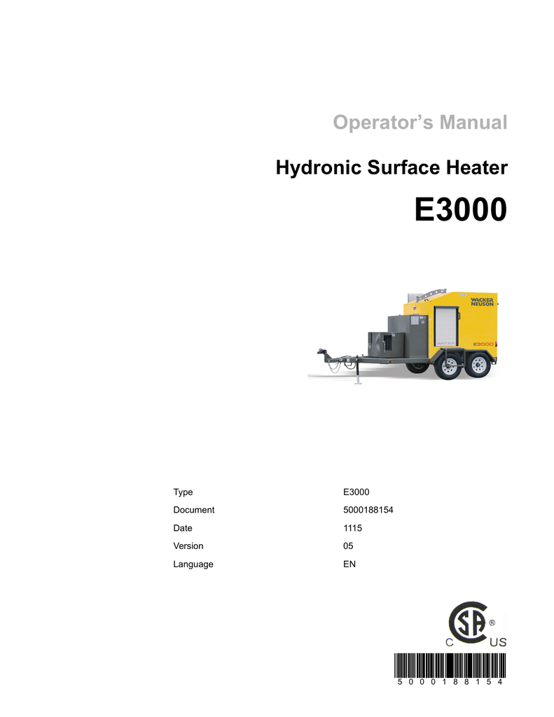 Wacker Neuson E3000 E 3000 Lb E 3000g E 3000 Lb G User Manual Manualzz