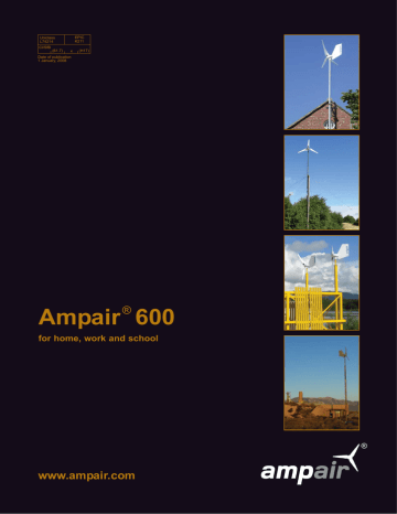 Ampair 600 230V Wind Turbine Brochure | Manualzz