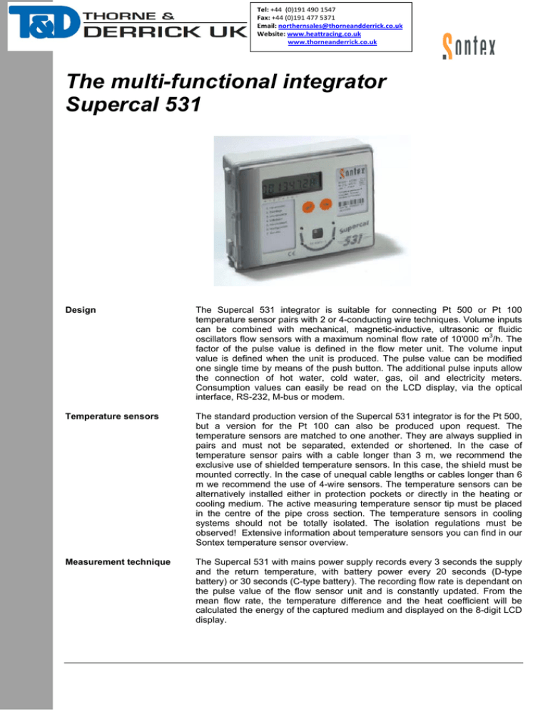 supercal 531 manual
