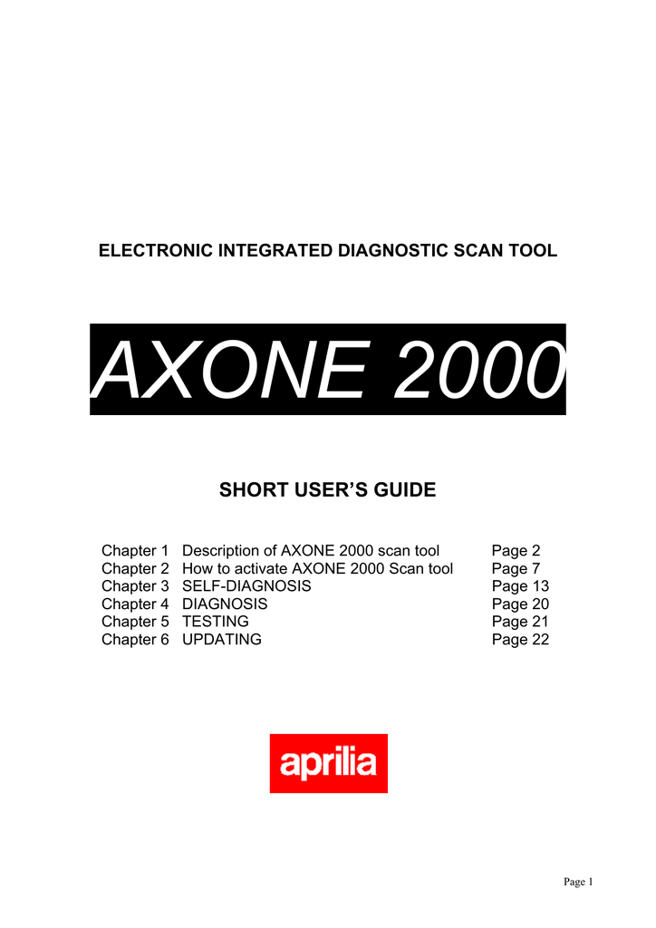 scarica aggiornamento axone 2000