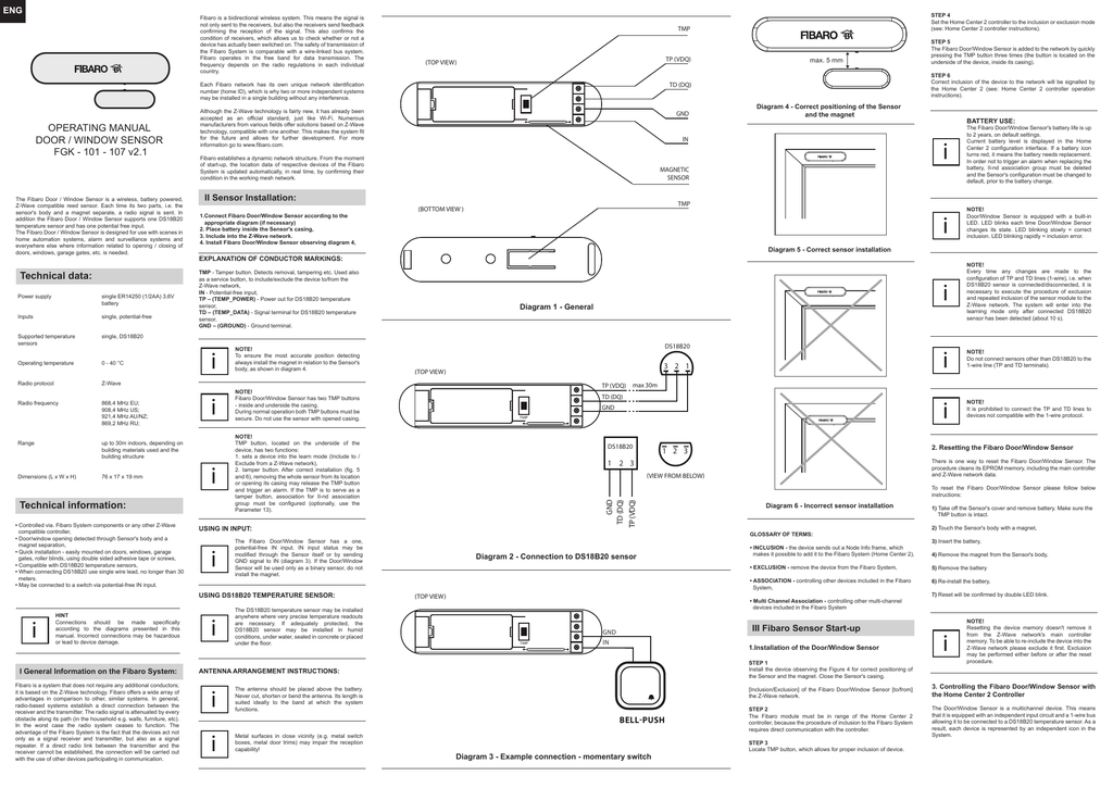 fibaro door sensor 1