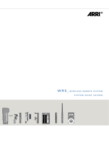 Arri WFU-3 Manual | Manualzz