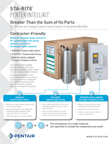 pentek intellikit STA-RITE Greater Than the Sum of Its Parts contractor