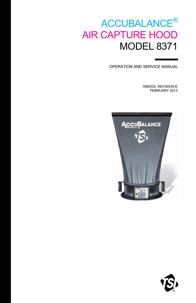 TSI 8371 manual Manualzz