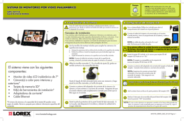 Quick Start Guide - LW2750 Series Wireless Video Monitoring System | Manualzz