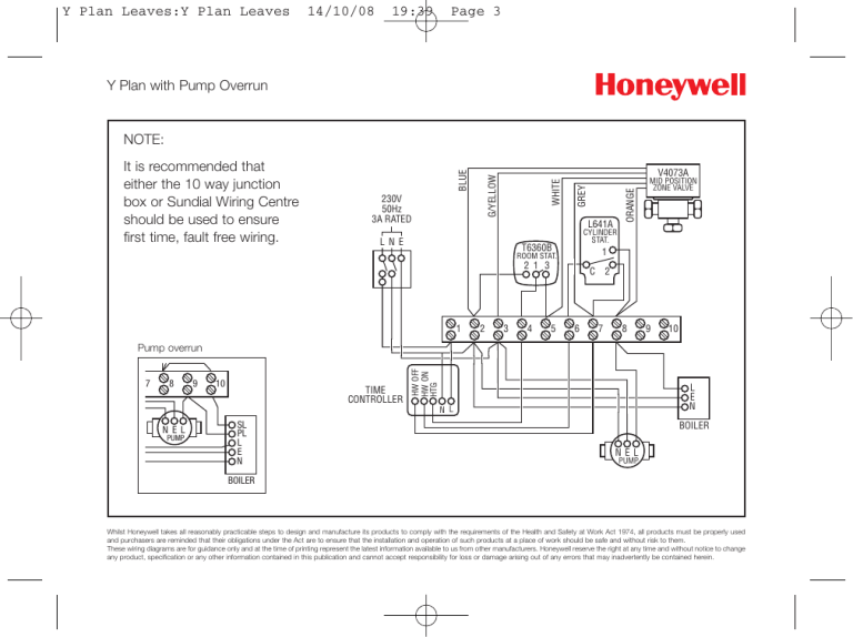 FAQ Pump Overrun Wiring Diagrams for Y Plan incorporating ... miller wiring diagram 230v p350 
