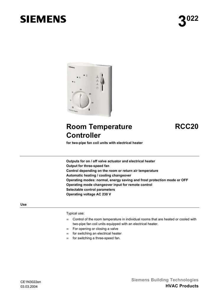 3 022 Rcc20 Room Temperature Manualzz Com