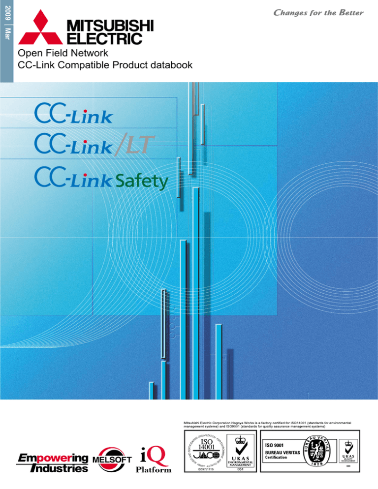 Cc Link Open Field Network Cc Link Compatible Product Databook Networks Manualzz