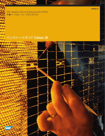 Linux インストールガイド Sap Adaptive Server Enterprise 16 0 Sp02 2015 09 03 Manualzz