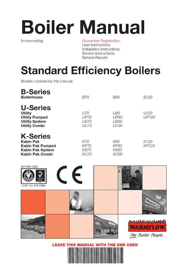 Standard efficiency boiler manual Manualzz