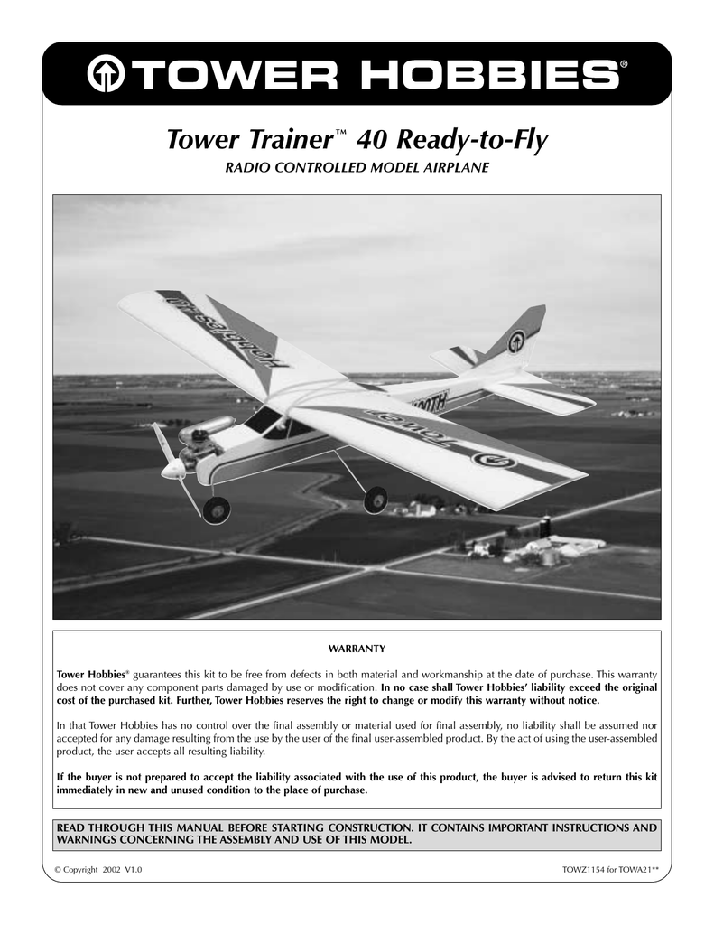 tower hobbies trainer 40