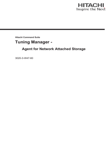 Tuning Manager Agent For Network Attached Storage 3020 3 W47 60 Hitachi Command Suite Manualzz