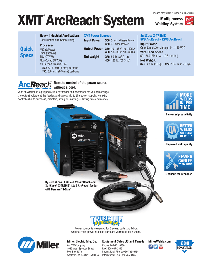 XMT® 450 CC/CV 230/460 V MillerWelds, 46 OFF