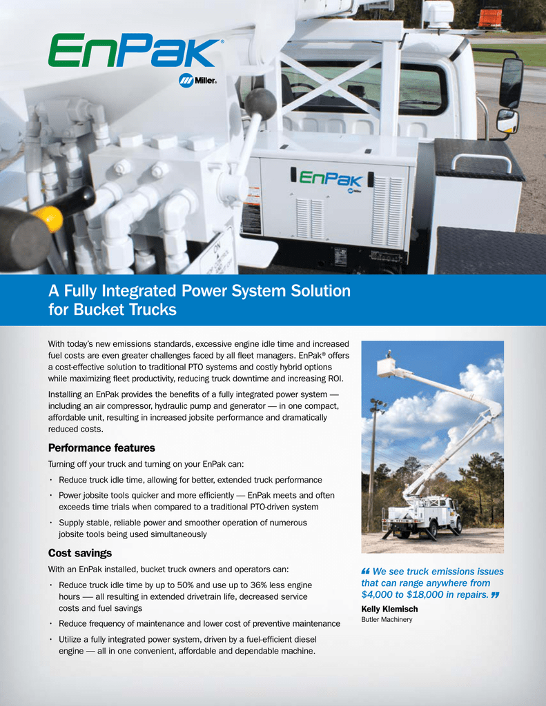 A Fully Integrated Power System Solution For Bucket Trucks Manualzz