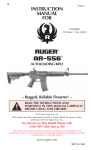 Ruger AR-556 Instruction Manual