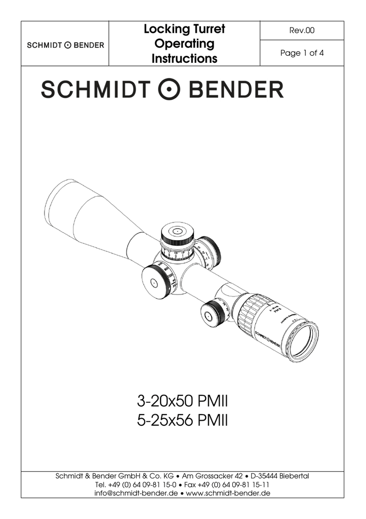 schmidt bender turret