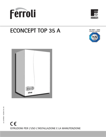 Ferroli ECONCEPT TOP 35 A - Istruzioni Per L’uso | Manualzz