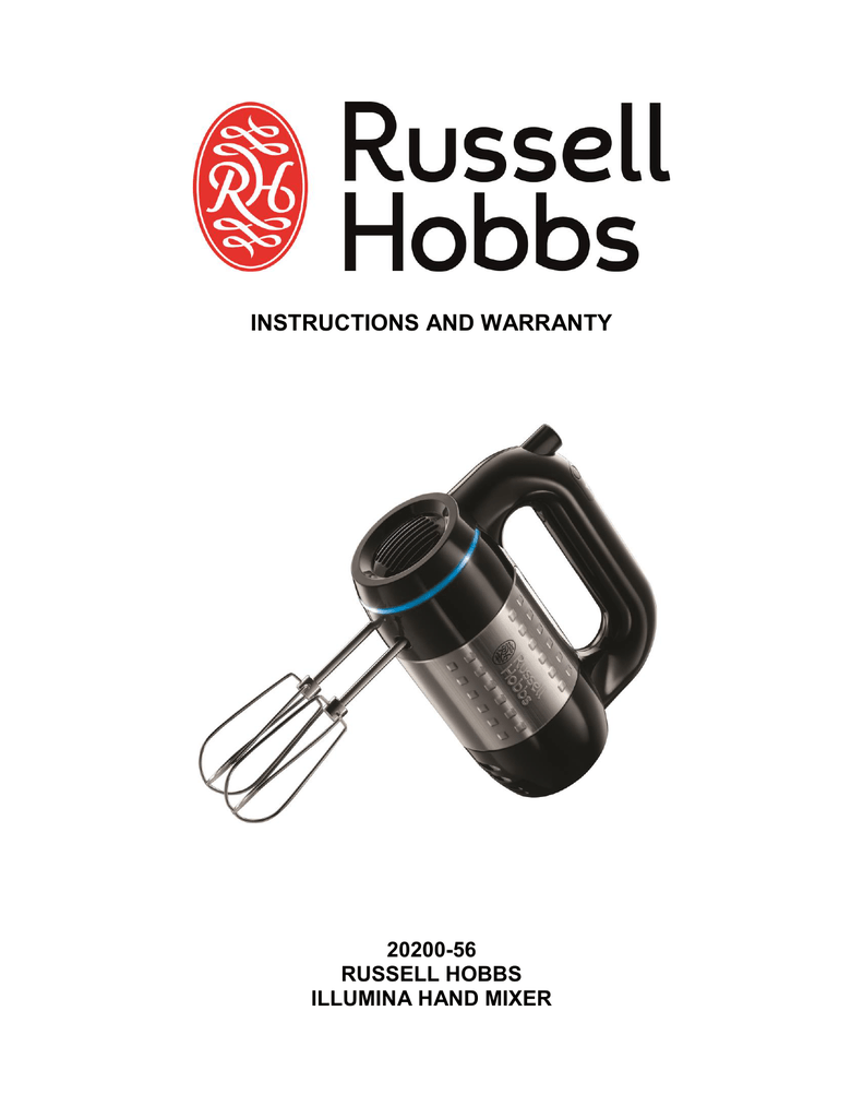 russell hobbs illumina hand mixer