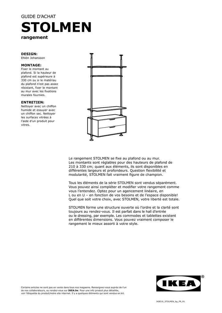 notice montage algot ikea