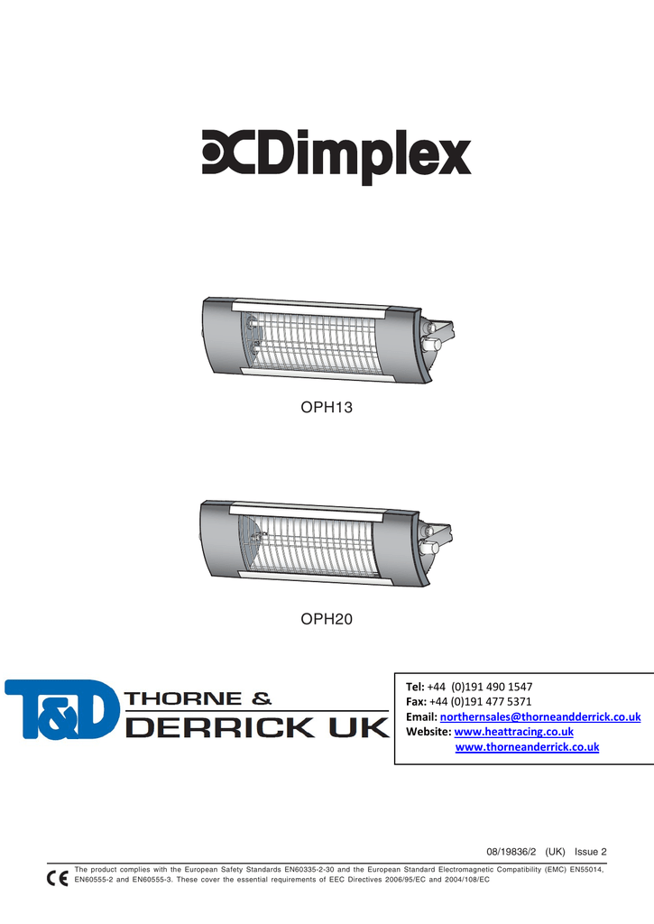 Dimplex Oph Outdoor Heaters Patio Heaters Oph13 Oph20