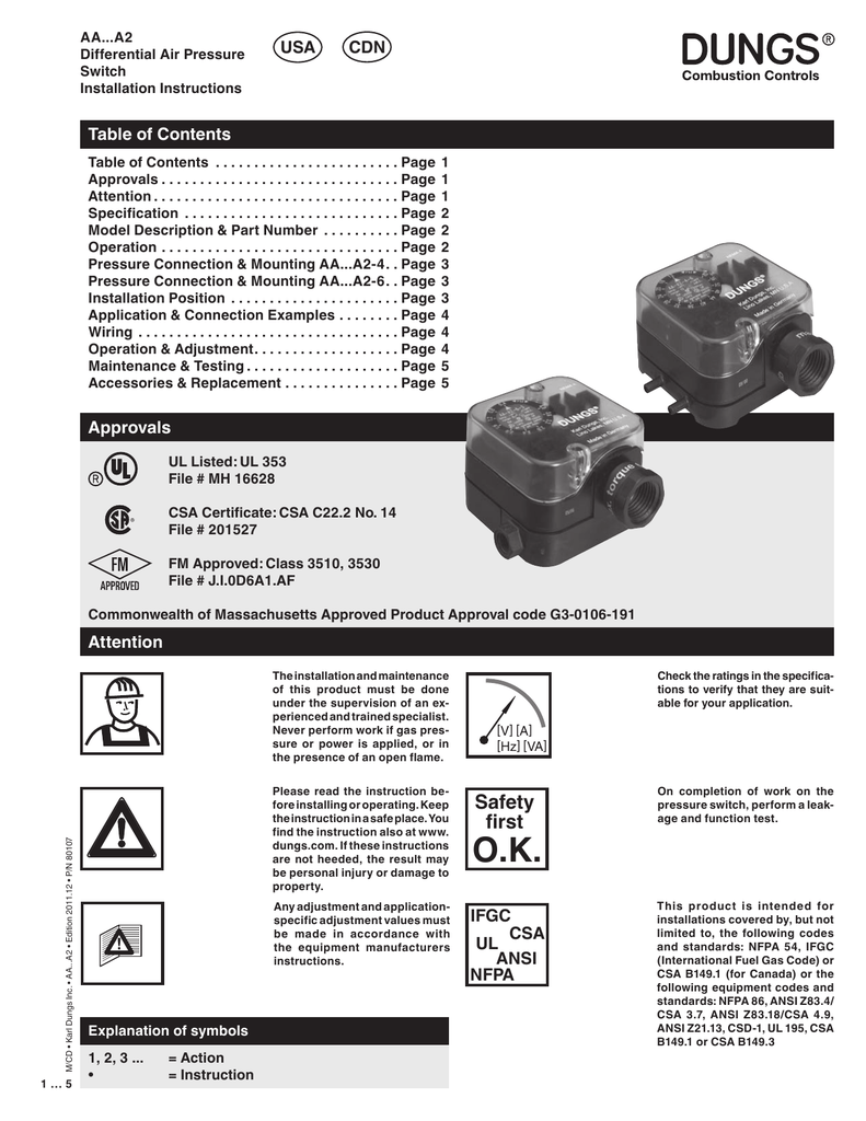 Click Here To The Dungs Aa A2 Manualzz