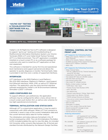 LiFT Datasheet | Manualzz